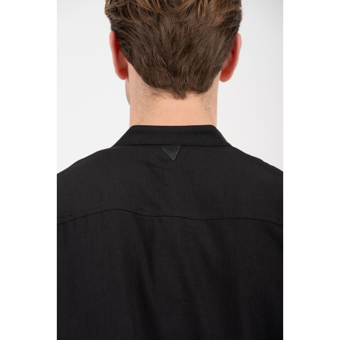 Πουκάμισο Overshirt Vittorio 300-26-MORRONE BLACK Μακρυμάνικα Πουκάμισα