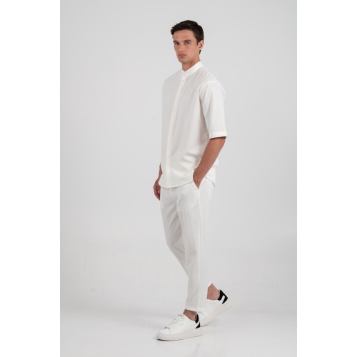 Πουκάμισο Overshirt Vittorio 300-25-Santo Off White