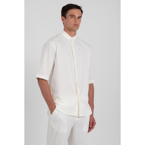 Πουκάμισο Overshirt Vittorio 300-25-Santo Off White