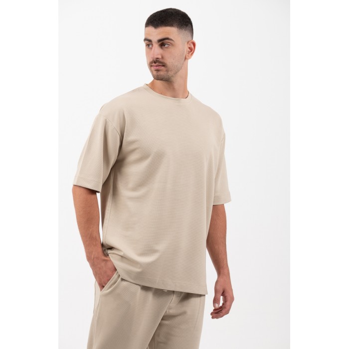 Μπλούζα Vittorio 200-25-SENTO Beige T-Shirt