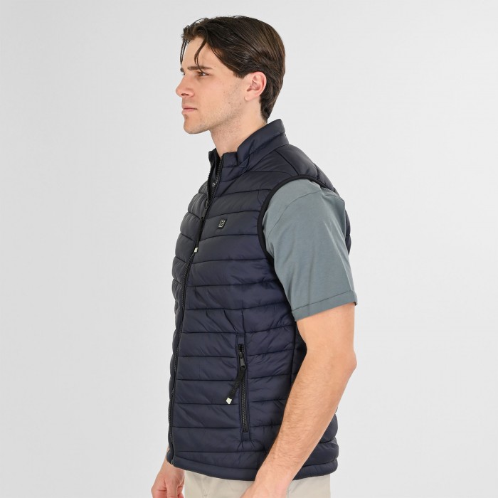 Γιλέκο Rebase 261-RSJK-2079 Navy Mπουφάν