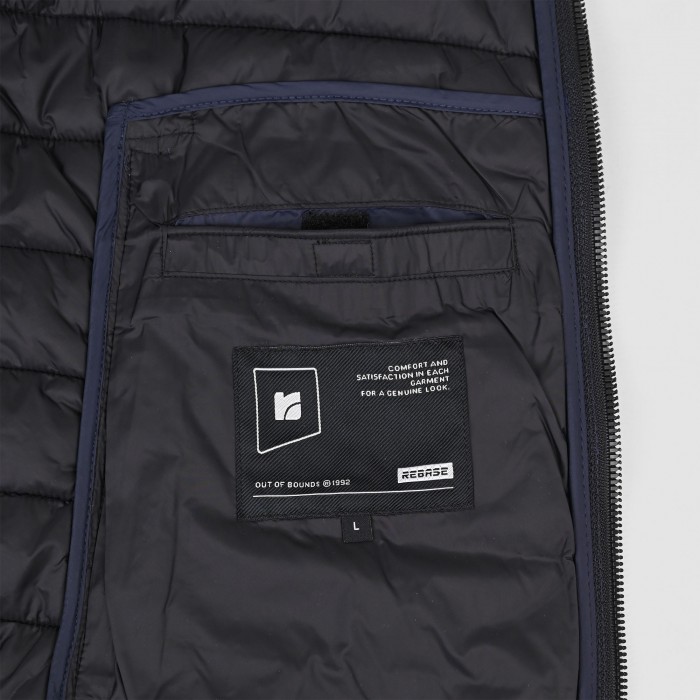 Γιλέκο Rebase 261-RSJK-2079 Navy Mπουφάν