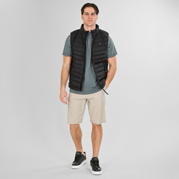 Γιλέκο Rebase 261-RSJK-2079 Black Mπουφάν
