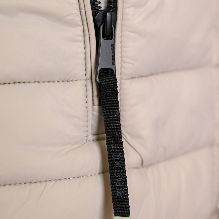 Γιλέκο Rebase 261-RSJK-2079 Greige Mπουφάν