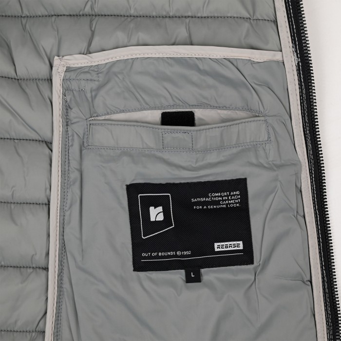 Γιλέκο Rebase 261-RSJK-2079 Greige Mπουφάν