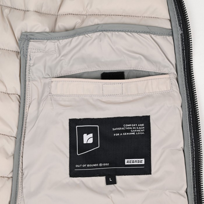 Γιλέκο Rebase 261-RSJK-2079 Mist Green Mπουφάν