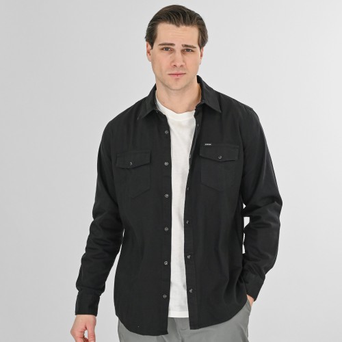 Πουκάμισο Jean Rebase 261-RGS-5109 Off Black