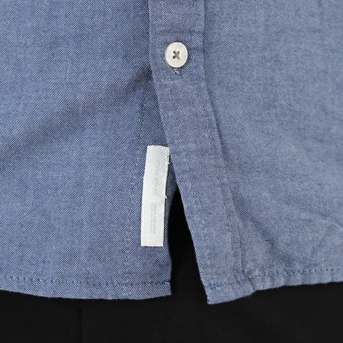 Πουκάμισο Rebase 261RGS-5155 Oxford Blue Πουκάμισα