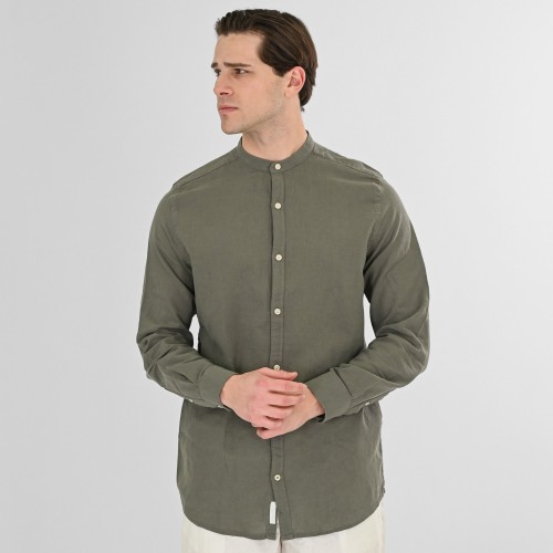 Πουκάμισο Μάο Rebase 261.RGS-5072 Olive