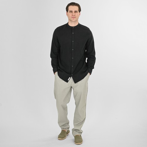 Πουκάμισο Μάο Rebase 261.RGS-5072 Black