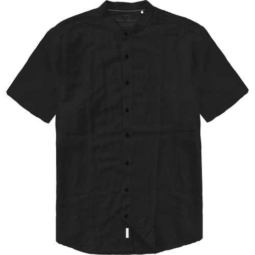 Πουκάμισο Μάο Rebase 261RGS-5177 Black
