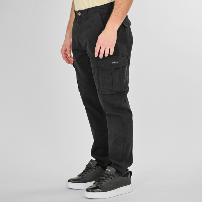 Παντελόνι Cargo Rebase 262RCCP-4086 Black Cargo Pants