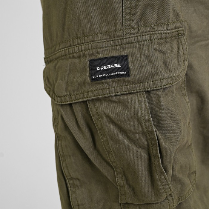 Βερμούδα Cargo Rebase 261-RMSHO-7028 Dark Khaki Βερμούδες