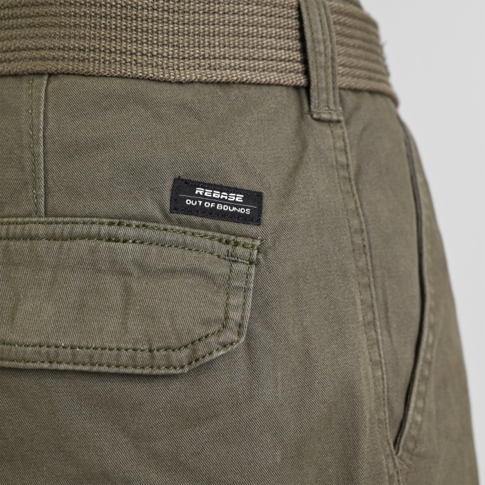Βερμούδα Cargo Rebase 261-RMSHO-7028 Dark Khaki Βερμούδες