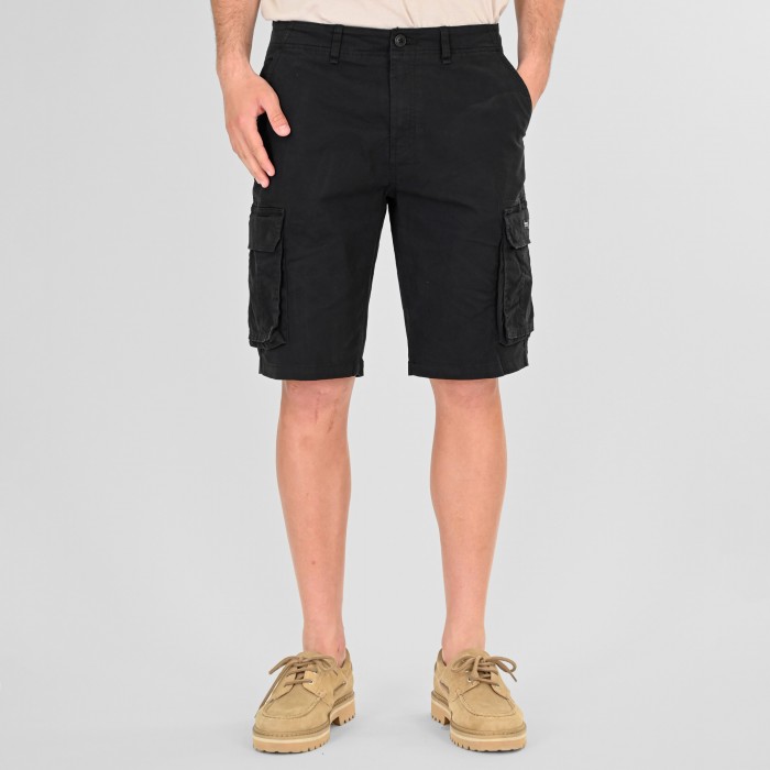 Βερμούδα Cargo Rebase 261-RMSHO-7030 Black Βερμούδες