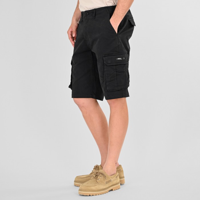 Βερμούδα Cargo Rebase 261-RMSHO-7030 Black Βερμούδες