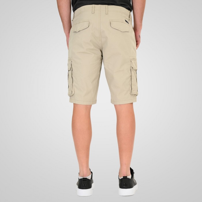 Βερμούδα Cargo Rebase 261-RMSHO-7030 Ice Grey Βερμούδες