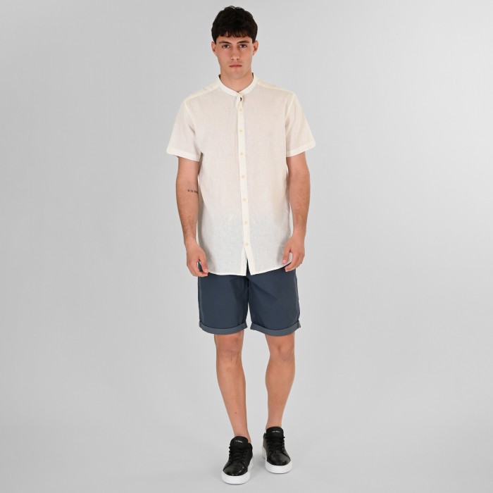Βερμούδα Chinos Rebase 261-RMSHO-7033 Stone Blue Βερμούδες