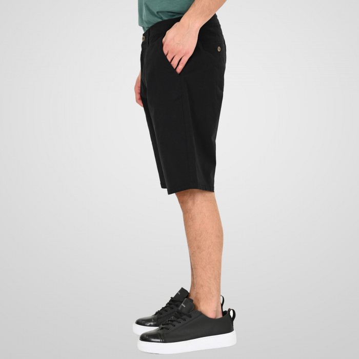 Βερμούδα Chinos Rebase 261-RMSHO-7045 Black Βερμούδες