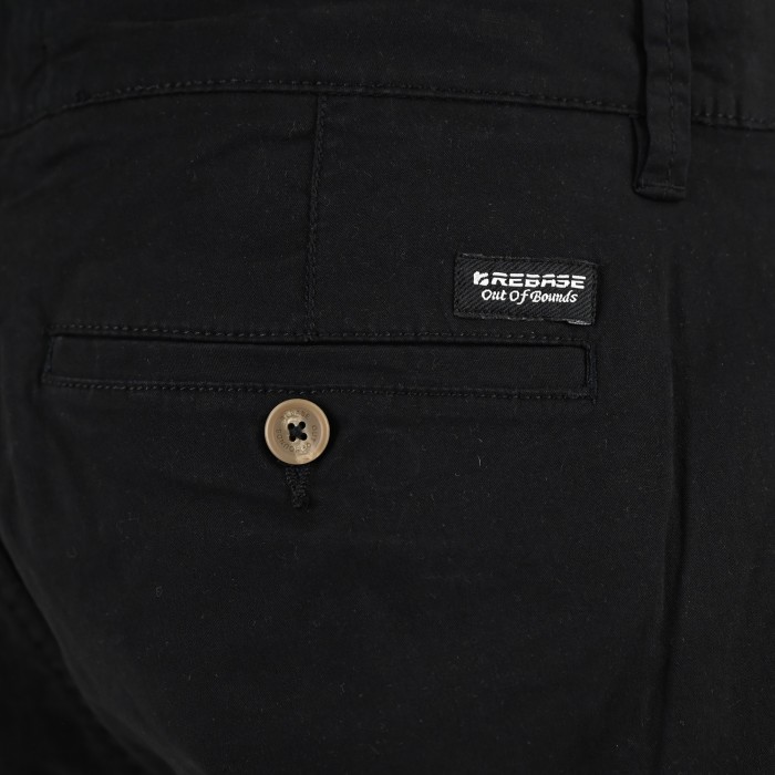 Βερμούδα Chinos Rebase 261-RMSHO-7045 Black Βερμούδες
