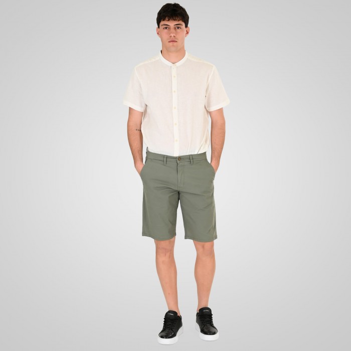 Βερμούδα Chinos Rebase 261-RMSHO-7045 Light Olive Βερμούδες