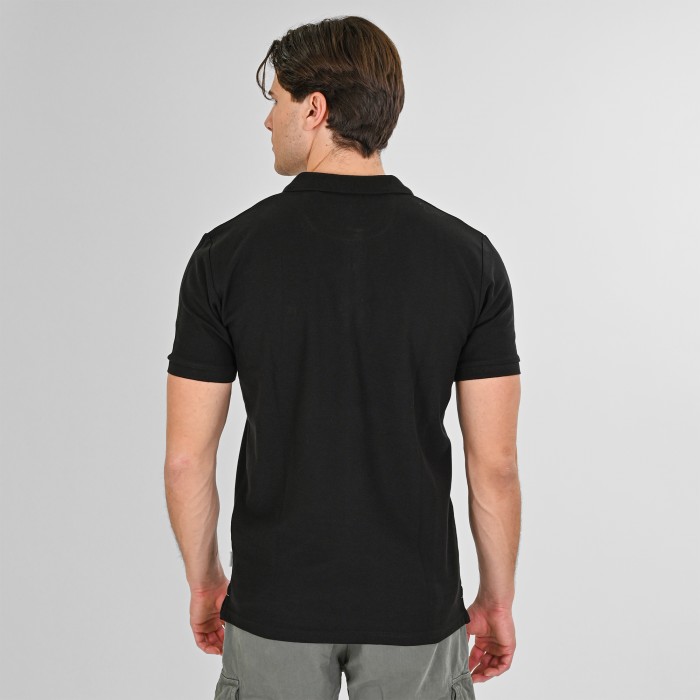 Πόλο Rebase 261RPS-3032 Black Polo