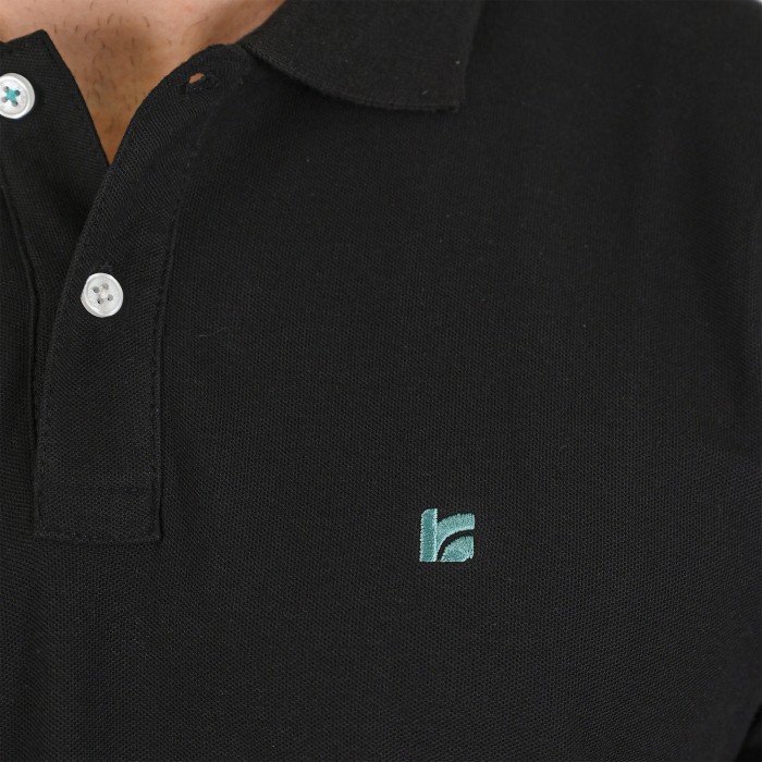 Πόλο Rebase 261RPS-3032 Black Polo