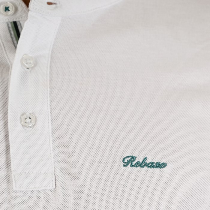 Μπλούζα Πικέ Μάο Rebase 261RPS-3065 White Polo
