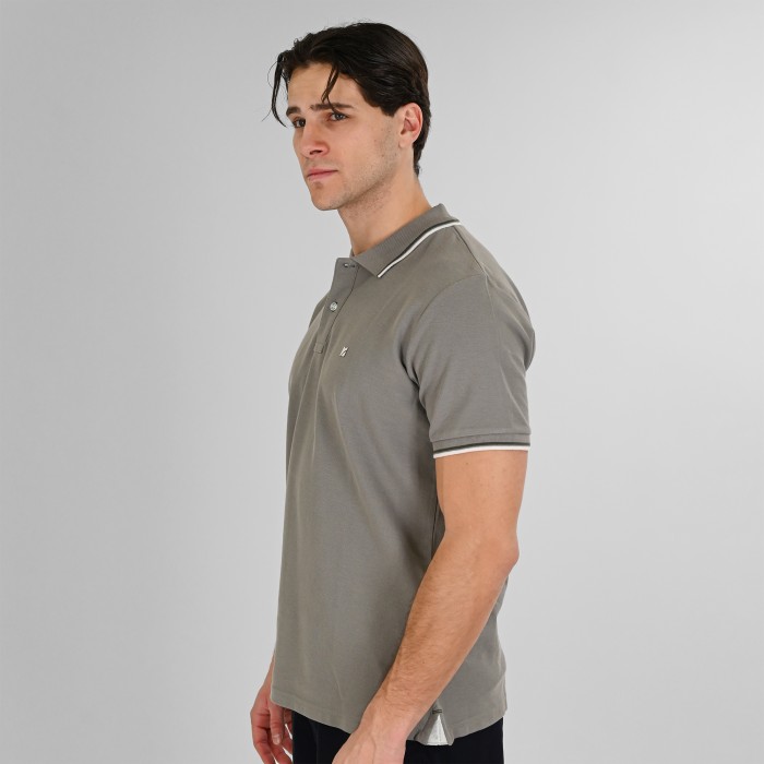 Πόλο Rebase 261RPS-3069 Light Grey Polo