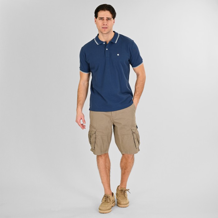 Πόλο Rebase 261RPS-3069 Indigo Polo