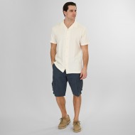 Πουκάμισο Rebase 261RGS-5180 Off White
