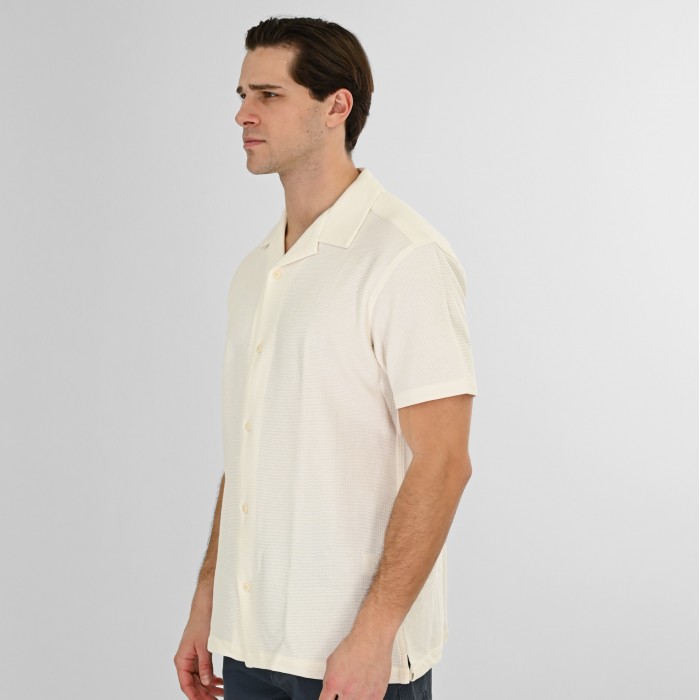 Πουκάμισο Rebase 261RGS-5180 Off White Πουκάμισα