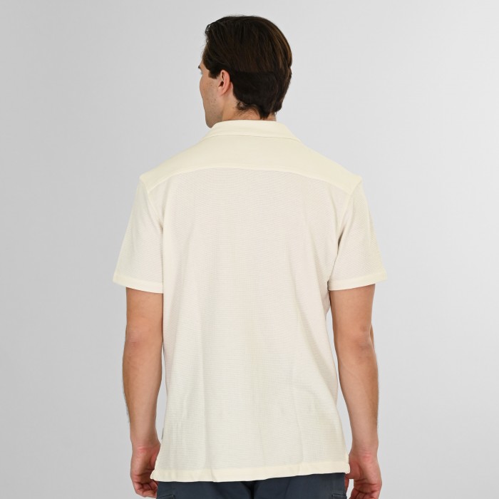 Πουκάμισο Rebase 261RGS-5180 Off White Πουκάμισα