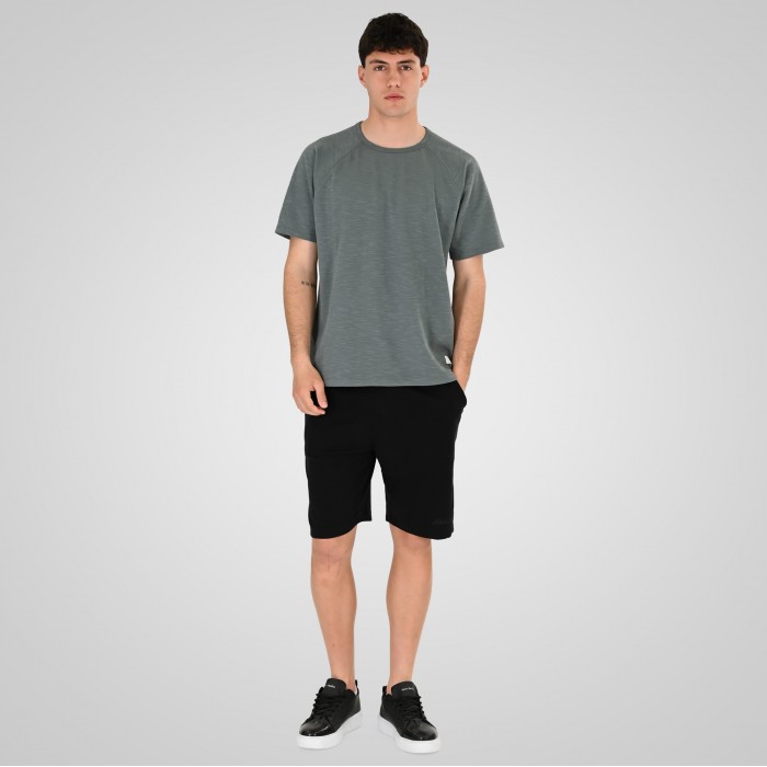 Βερμούδα Rebase 261-RMS-6020 Black Βερμούδες