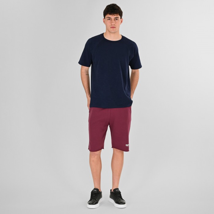 Βερμούδα Rebase 261-RMS-6023 Dark Rasberry Βερμούδες