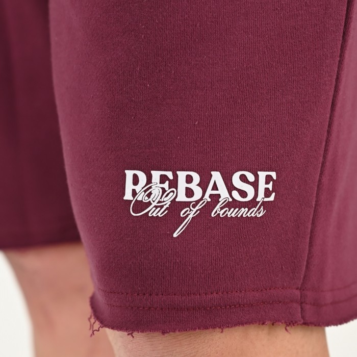 Βερμούδα Rebase 261-RMS-6023 Dark Rasberry Βερμούδες