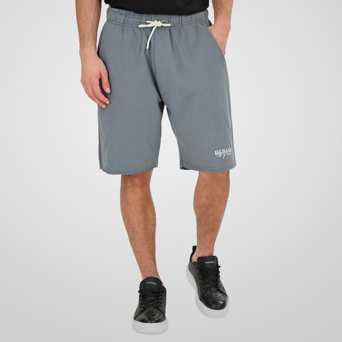 Βερμούδα Rebase 261-RMS-6023 Steel Blue Βερμούδες