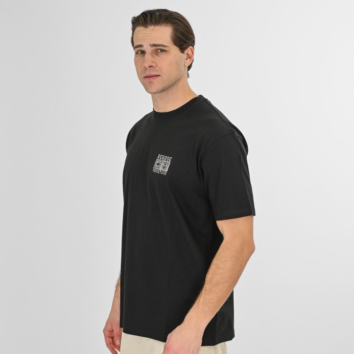 Μπλούζα Rebase 261-RTS-9096 Black T-Shirt
