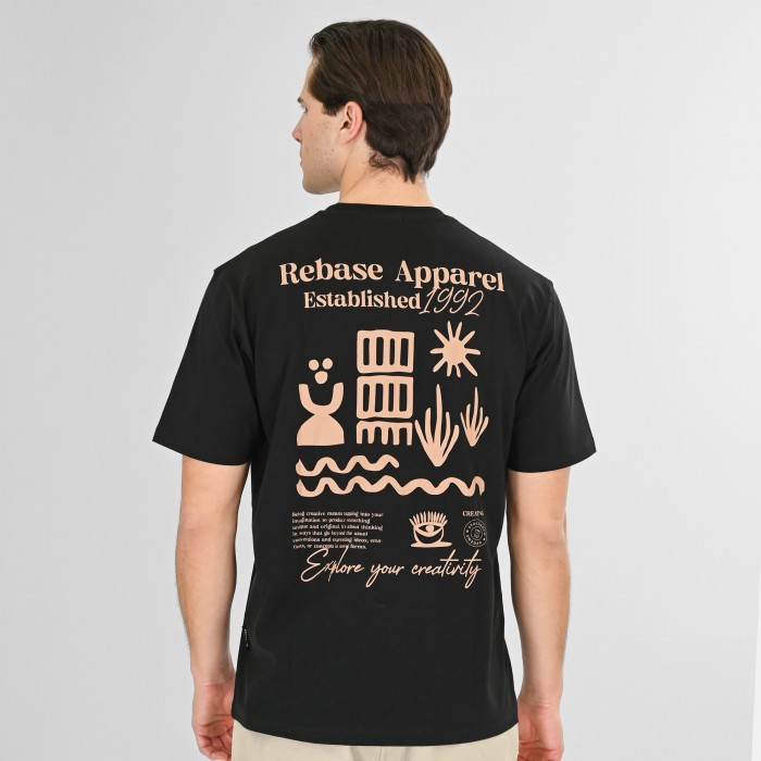 Μπλούζα Rebase 261-RTS-9099 Black T-Shirt