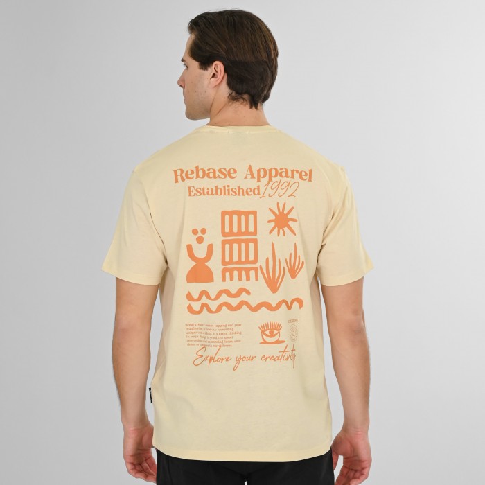 Μπλούζα Rebase 261-RTS-9099 Vanilla T-Shirt