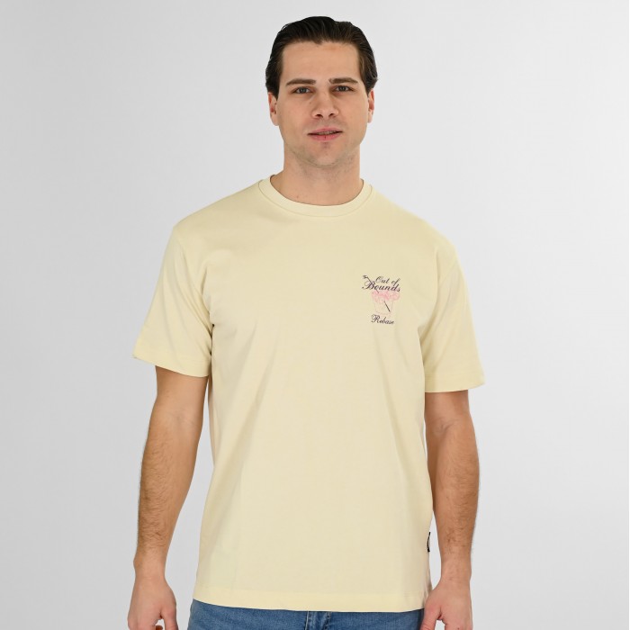 Μπλούζα Rebase 261-RTS-9153 Cream T-Shirt