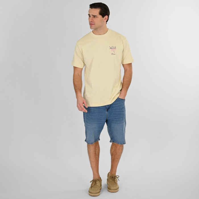 Μπλούζα Rebase 261-RTS-9153 Cream T-Shirt