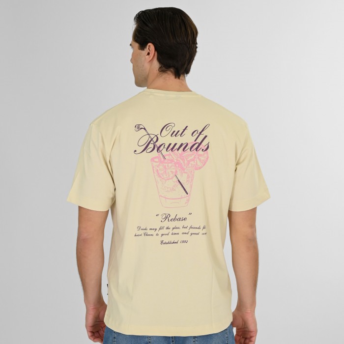 Μπλούζα Rebase 261-RTS-9153 Cream T-Shirt