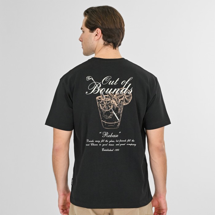 Μπλούζα Rebase 261-RTS-9153 Black T-Shirt