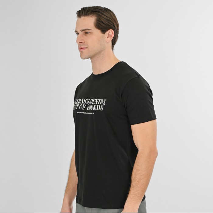 Μπλούζα Rebase 261-RTS-9084 Black T-Shirt