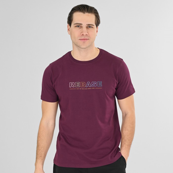 Μπλούζα Rebase 261-RTS-9085 Dark Raspberry T-Shirt