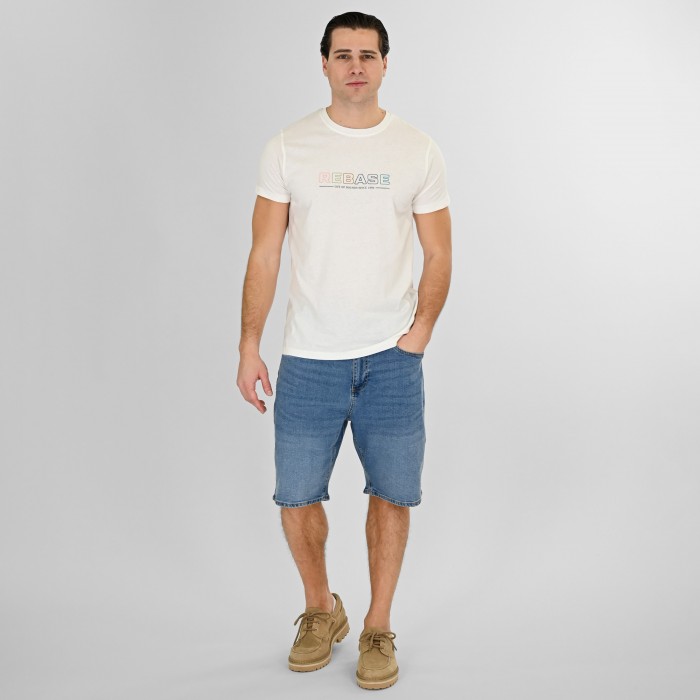 Μπλούζα Rebase 261-RTS-9085 Off White T-Shirt