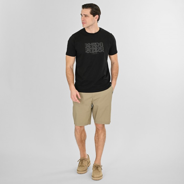 Μπλούζα Rebase 261-RTS-9086 Black T-Shirt