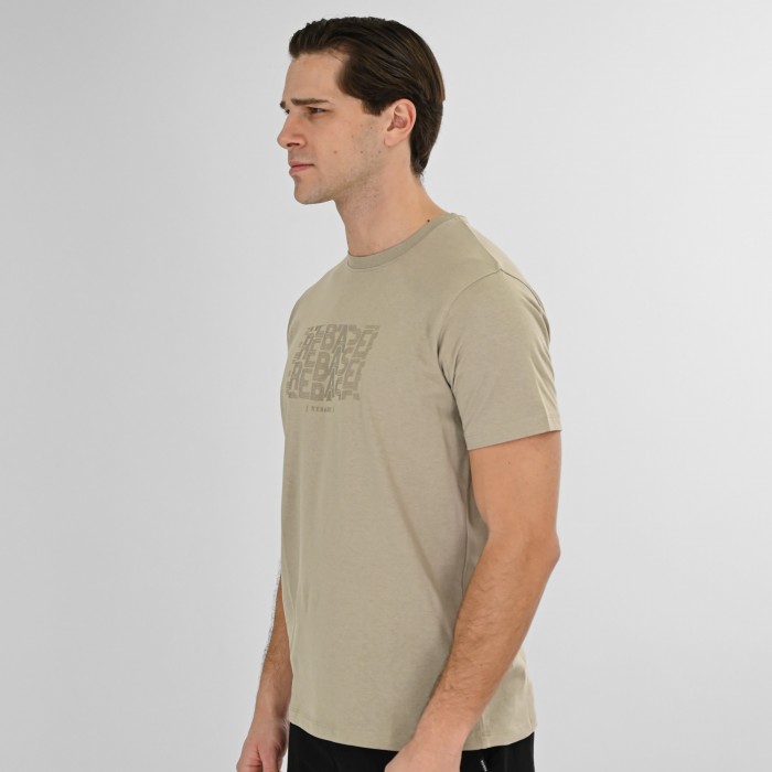 Μπλούζα Rebase 261-RTS-9086 Stone Beige T-Shirt