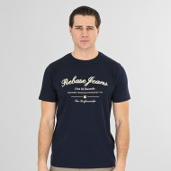 Μπλούζα Rebase 261-RTS-9093 Navy